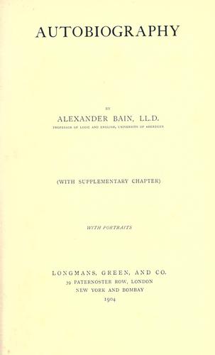 Cover for Autobiography