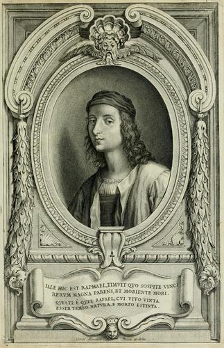 Cover for Descrizzione delle imagini dipinnte da Rafaelle d'Urbino nelle Camere del Palazzo Apostolico Vaticano