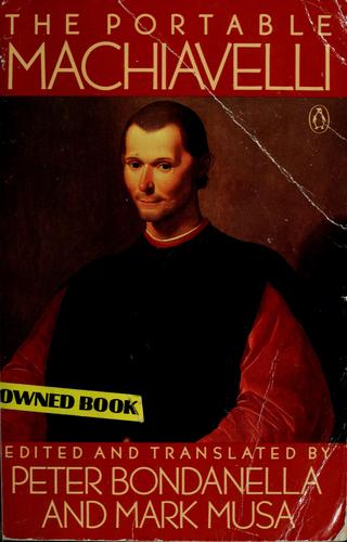 Cover for The portable Machiavelli