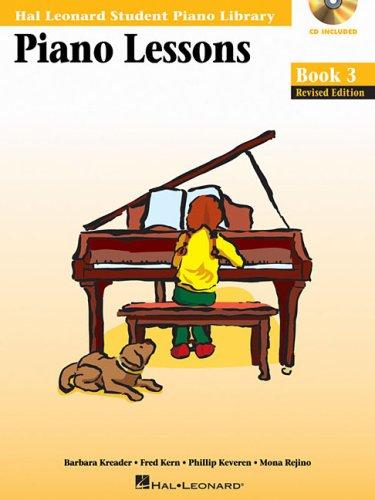Cover for Piano Lessons Book 3 - Book/CD Pack  Edition