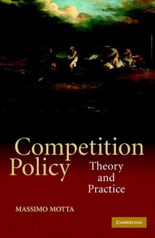 Cover for Competition Policy