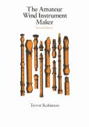 Cover for The amateur wind instrument maker