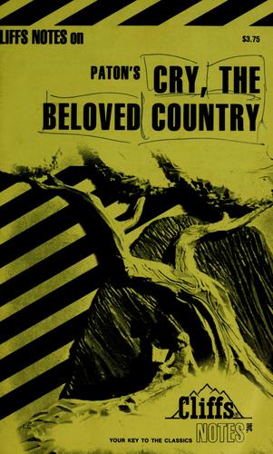 Cover for Cry, the beloved country
