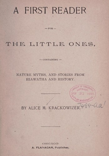 Cover for The first reader for the little ones