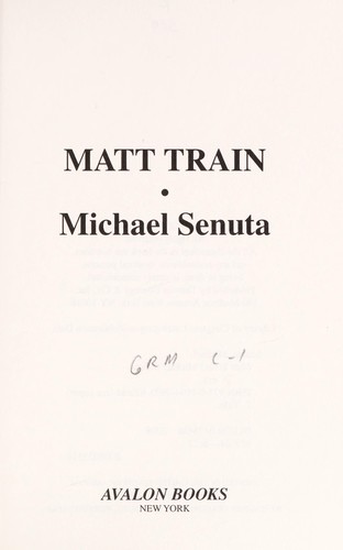 Cover for Matt Train