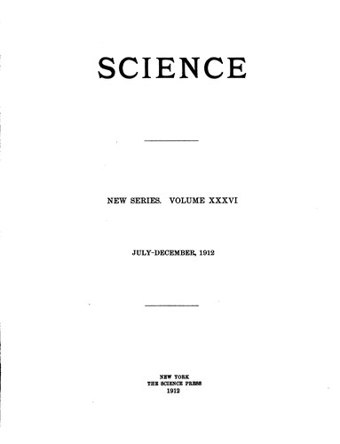 Cover for Science