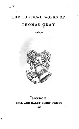 Cover for Poetical Works