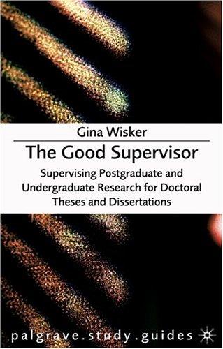 Cover for The Good Supervisor