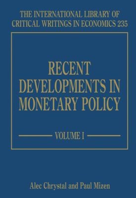 Cover for Recent Developments In Monetary Policy