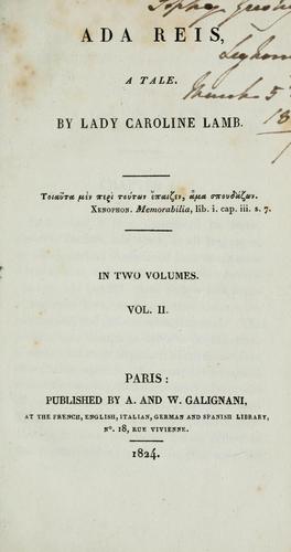 Cover for Ada Reis