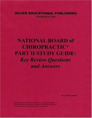 Cover for National Board of Chiropractic Part II Study Guide