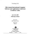 Cover for Proceedings of the 29th Annual International Computer Software and Applications Conference (Compsac 2005)
