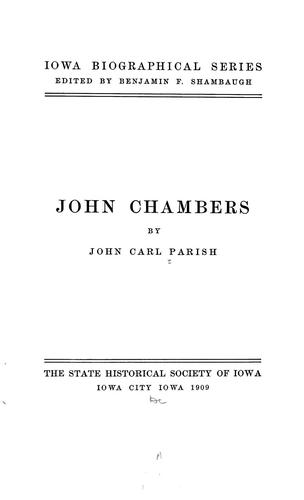 Cover for John Chambers