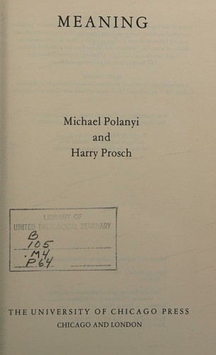 Cover for Meaning
