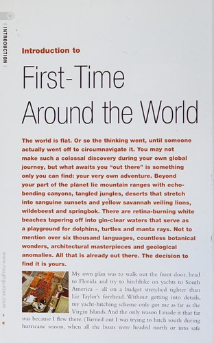 Cover for The rough guide to first-time around the world