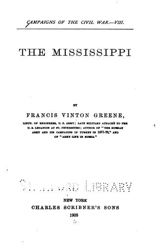 Cover for The Mississippi