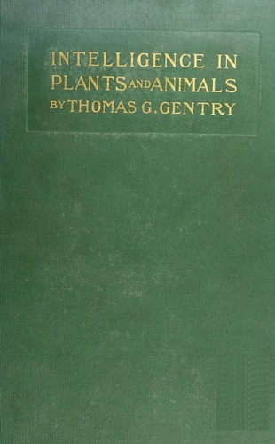 Cover for Intelligence in plants and animals