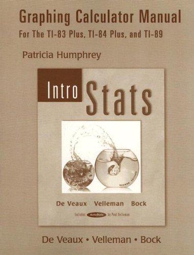 Cover for Graphing Calculator Manual: Intro Stats