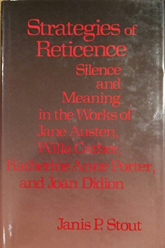 Cover for Strategies of reticence