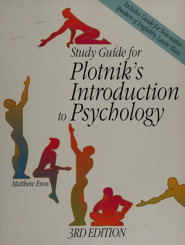 Cover for Study guide for Plotnik's Introduction to psychology, 3rd edition
