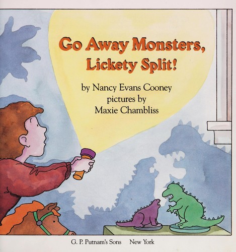 Cover for Go away monsters, lickety split!