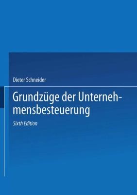 Cover for Grundzge Der Unternehmensbesteuerung
