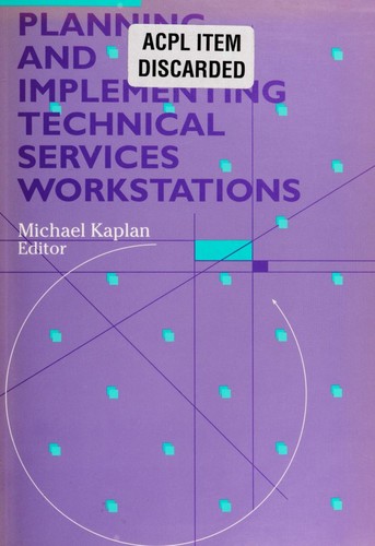 Cover for Planning and implementing technical services workstations