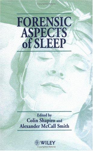 Cover for Forensic aspects of sleep