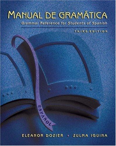 Cover for Manual De Gramatica