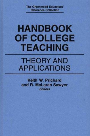Cover for Handbook of college teaching