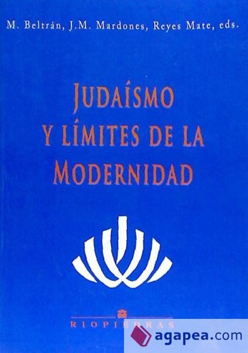 Cover for Judaísmo y límites de la modernidad
