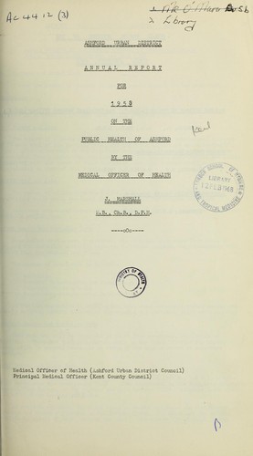 Cover for [Report 1958]