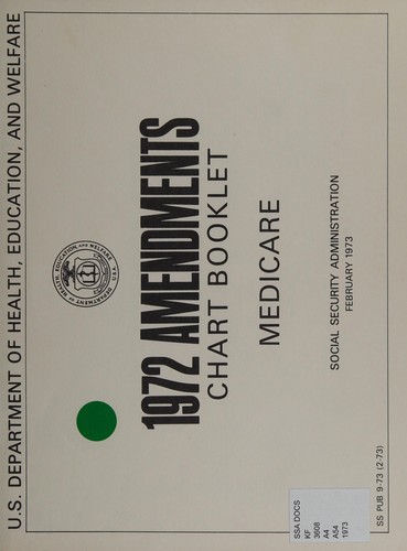 Cover for 1972 amendments chart booklet
