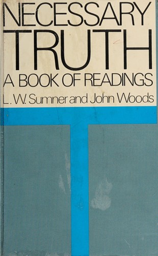 Cover for Necessary truth