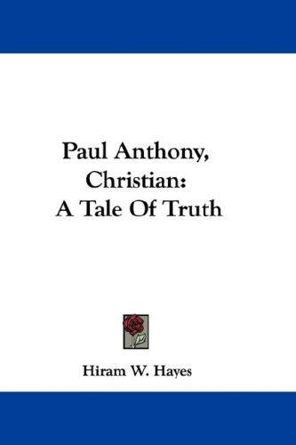 Cover for Paul Anthony, Christian