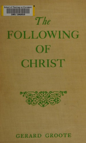 Cover for The following of Christ