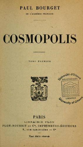 Cover for Cosmopolis