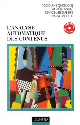 Cover for L' analyse automatique des contenus