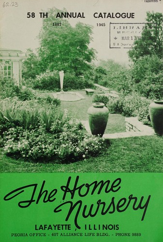 Cover for 58th Annual catalog, 1887-1945