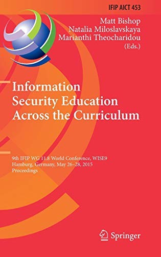 Cover for Information Security Education Across the Curriculum