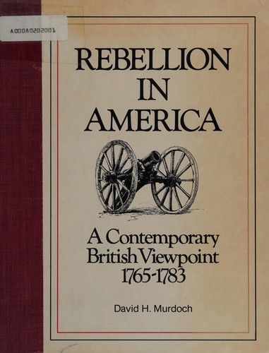 Cover for Rebellion in America