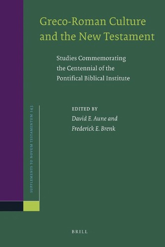 Cover for Greco-Roman culture and the New Testament