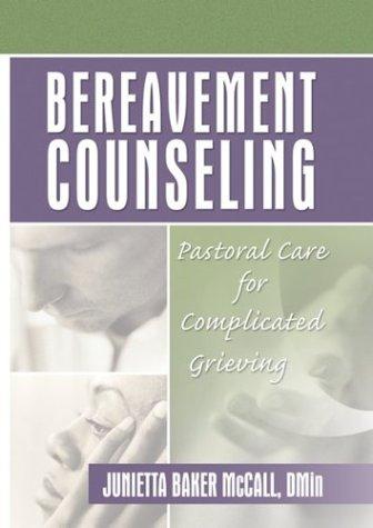 Cover for Bereavement Counseling