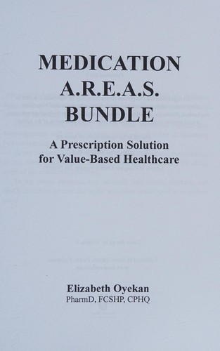 Cover for Medication A.R.E.A.S. Bundle