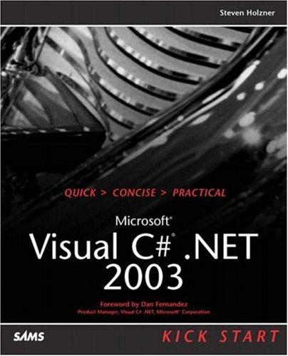 Cover for Microsoft Visual C# .NET 2003 kick start