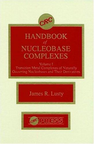 Cover for CRC Handbook of Nucleobase Complexes