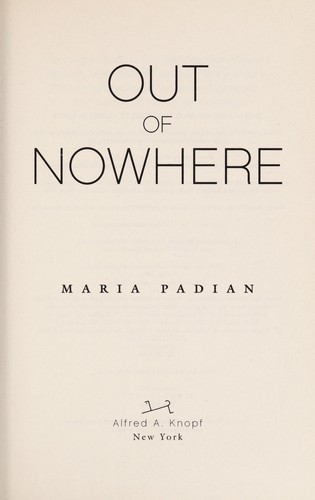 Cover for Out of nowhere