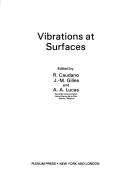 Cover for Vibrations at surfaces