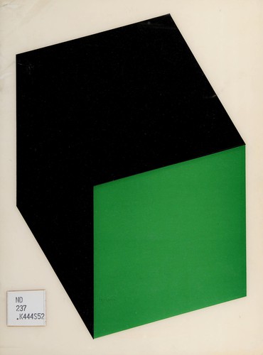 Cover for Ellsworth Kelly. --