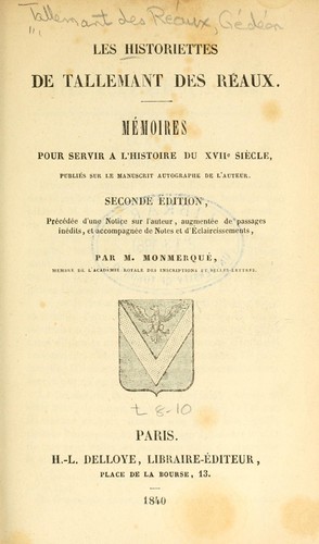 Cover for Les historiettes